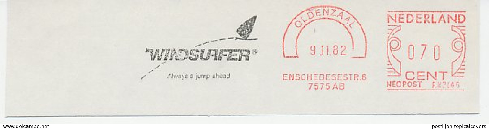 Meter Cut Netherlands 1982 Windsurfer - Surf - Sonstige & Ohne Zuordnung