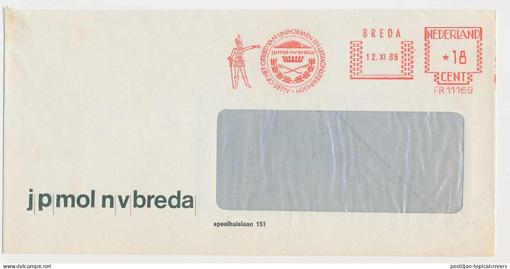 Meter Cover Netherlands 1965 Majorette - Uniforms - Breda - Música