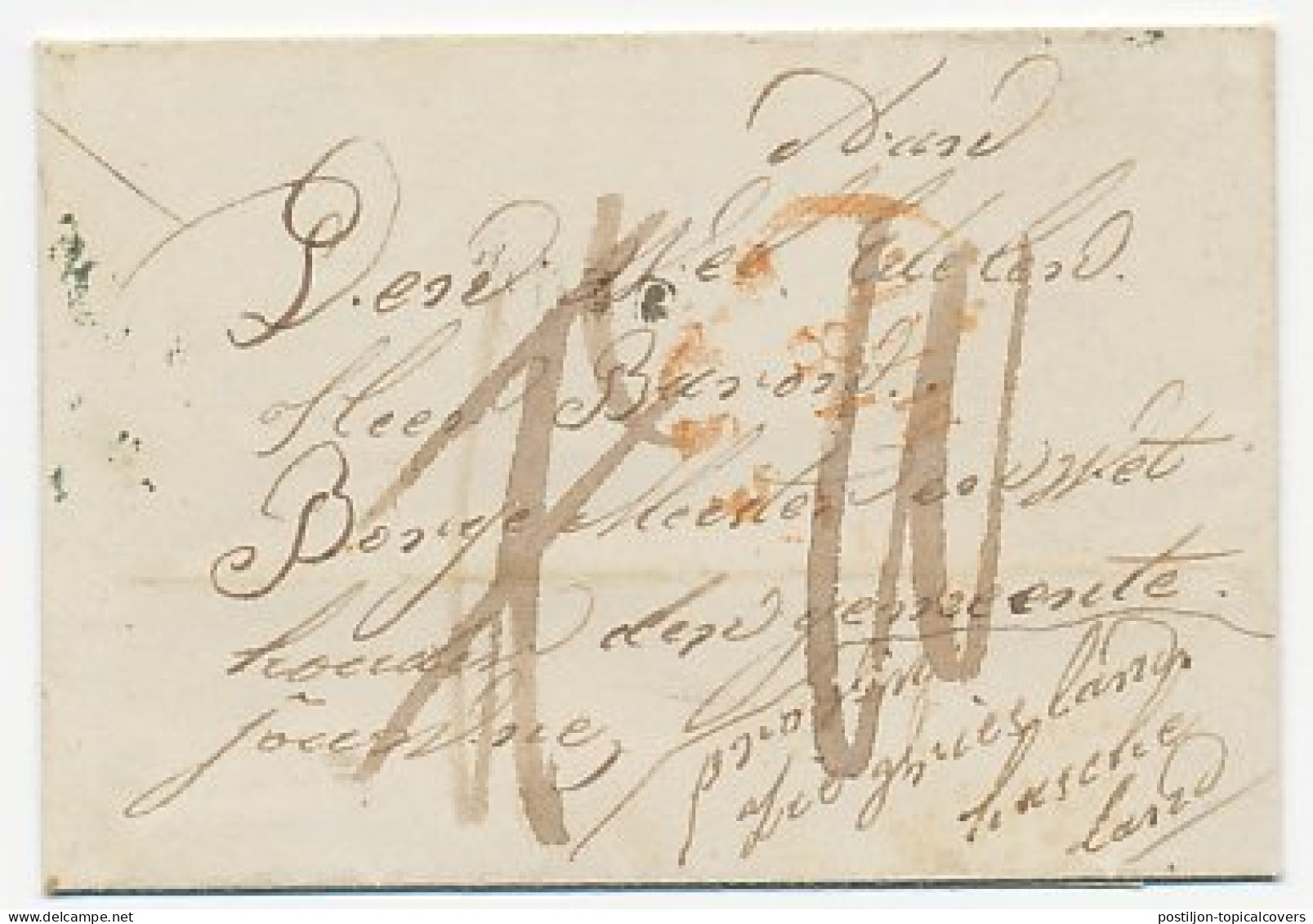 Naamstempel Norg - De Joure 1864 - Covers & Documents