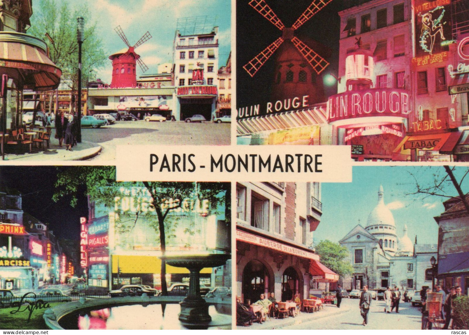 CPM - P - PARIS - MONTMARTRE - MULTIVUES - Other & Unclassified