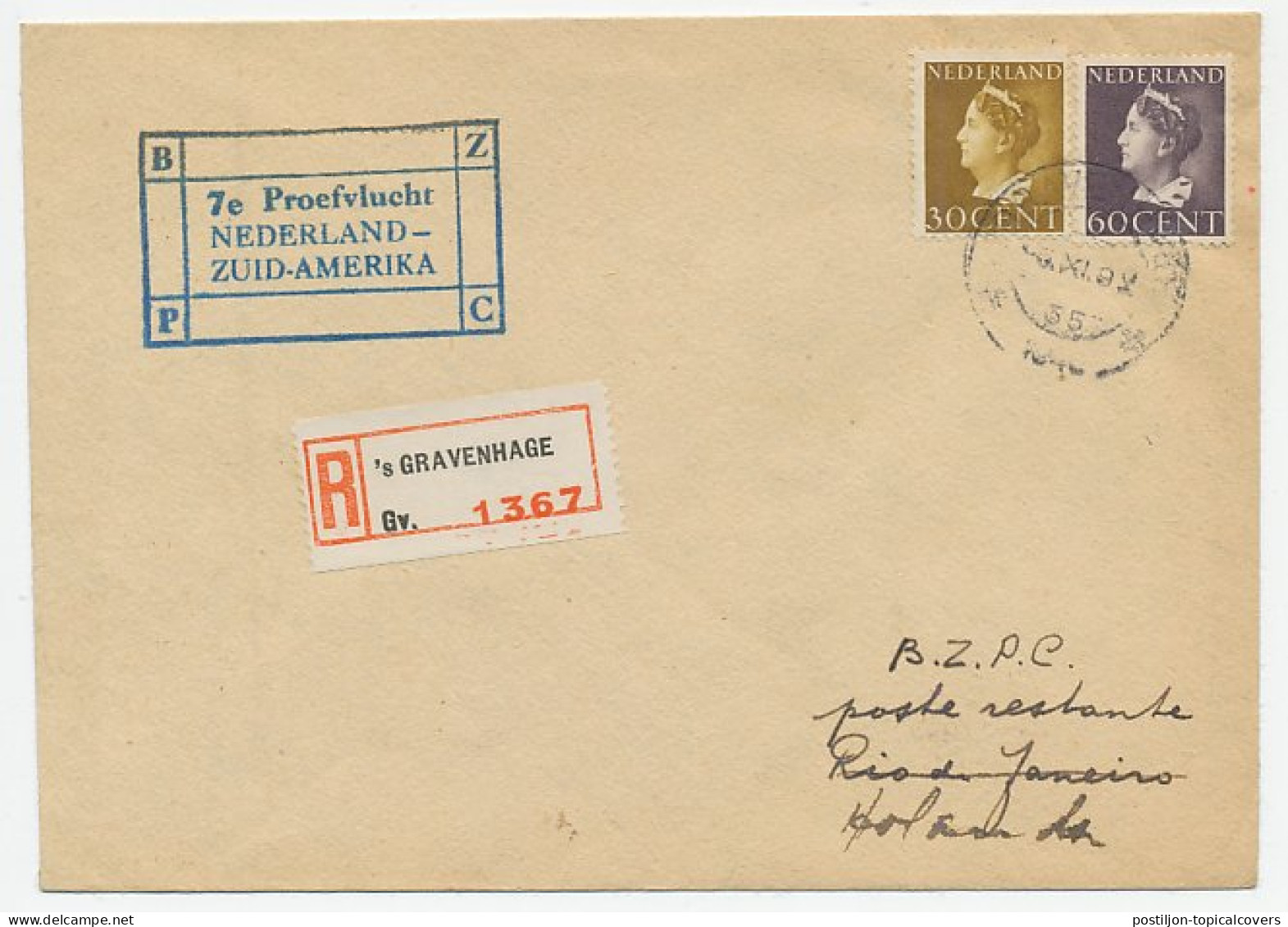 VH A 262 III Amsterdam - Rio De Janeiro Brazilie 1946 - Unclassified