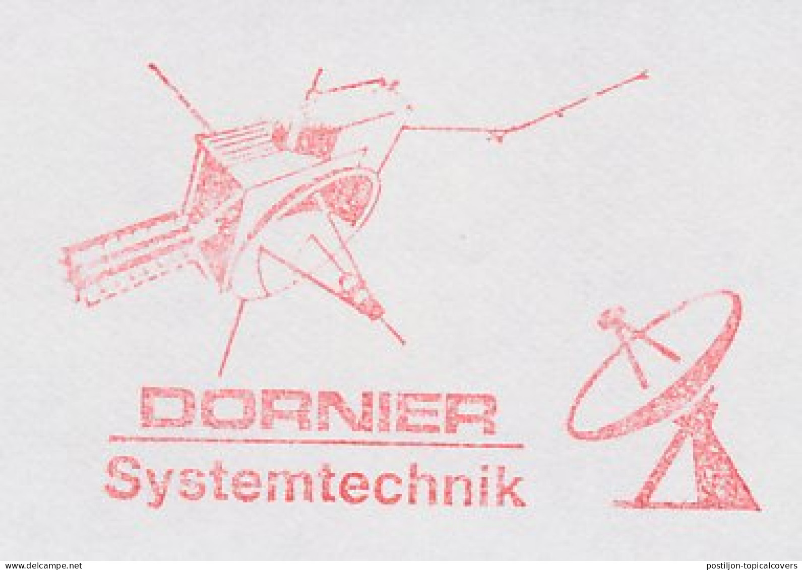 Meter Cut Germany 1987 Satellite - Dornier - Astronomy