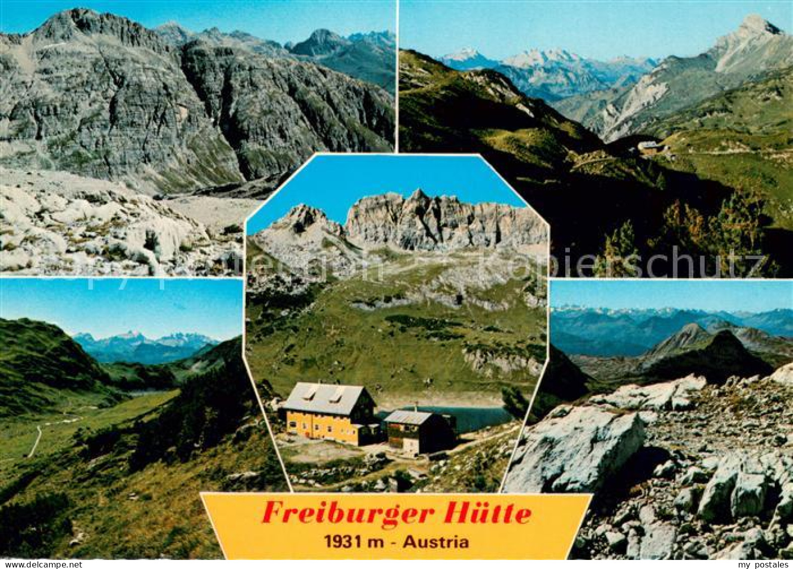 73652067 Dalaas Freiburger Huette Alpenvereinshuette Im Lechquellengebirge Gebir - Otros & Sin Clasificación