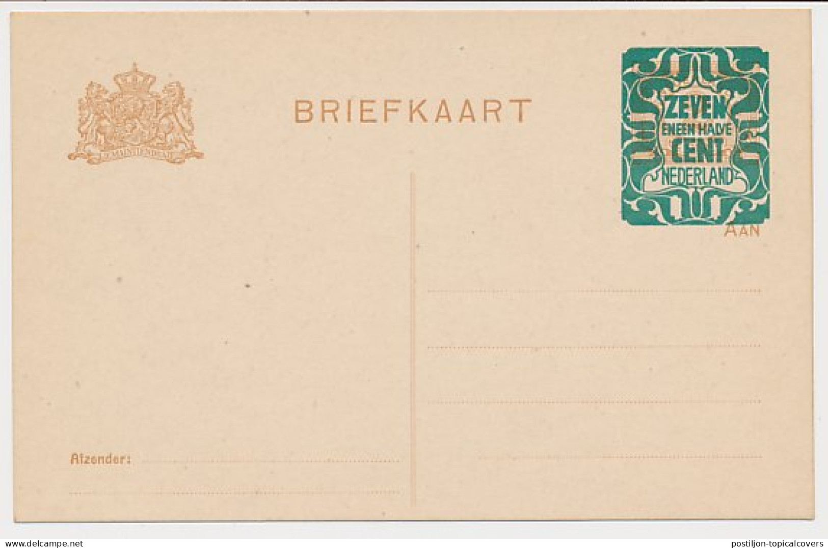 Briefkaart G. 164 A I - Postal Stationery