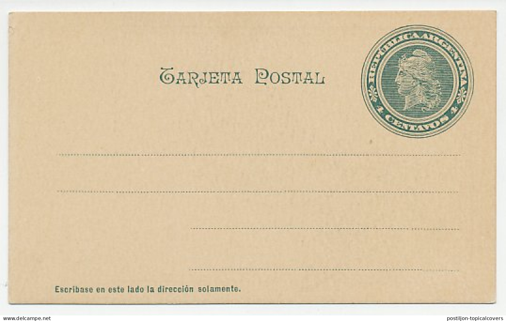 Postal Stationery Argentina Jujuy Province - Geography