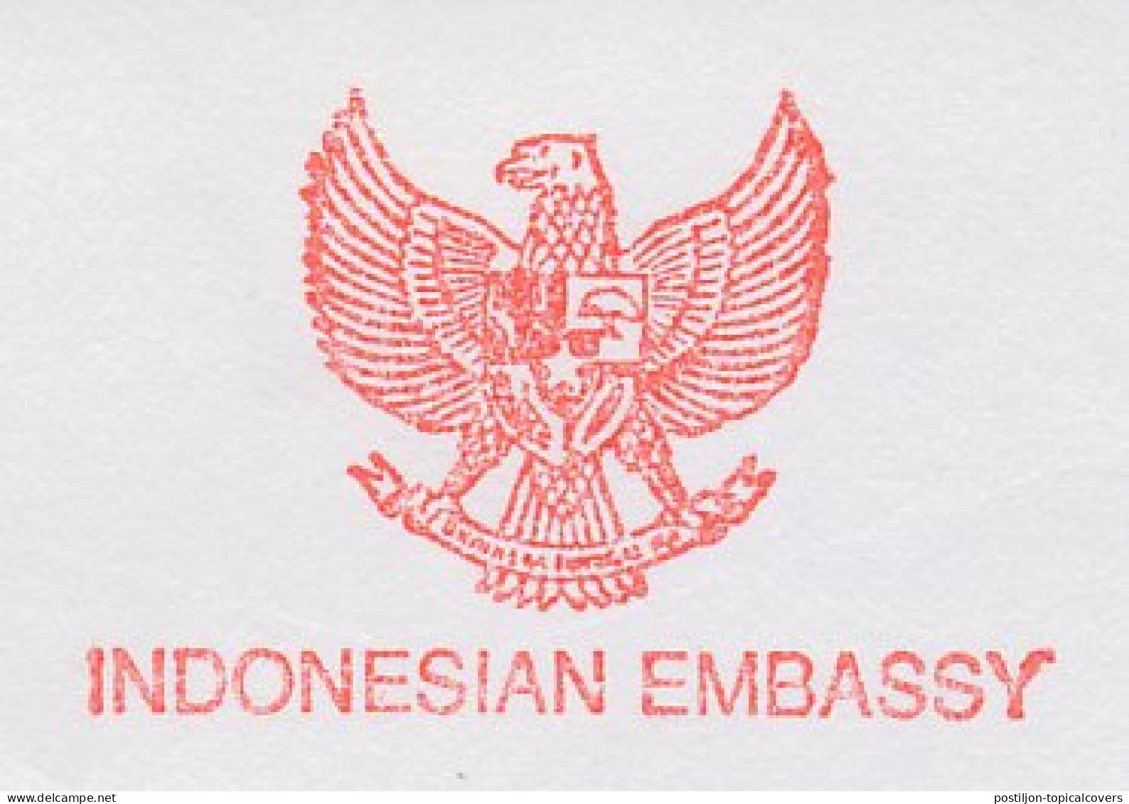 Meter Cut Netherlands 1994 Indonesian Embassy - Non Classés