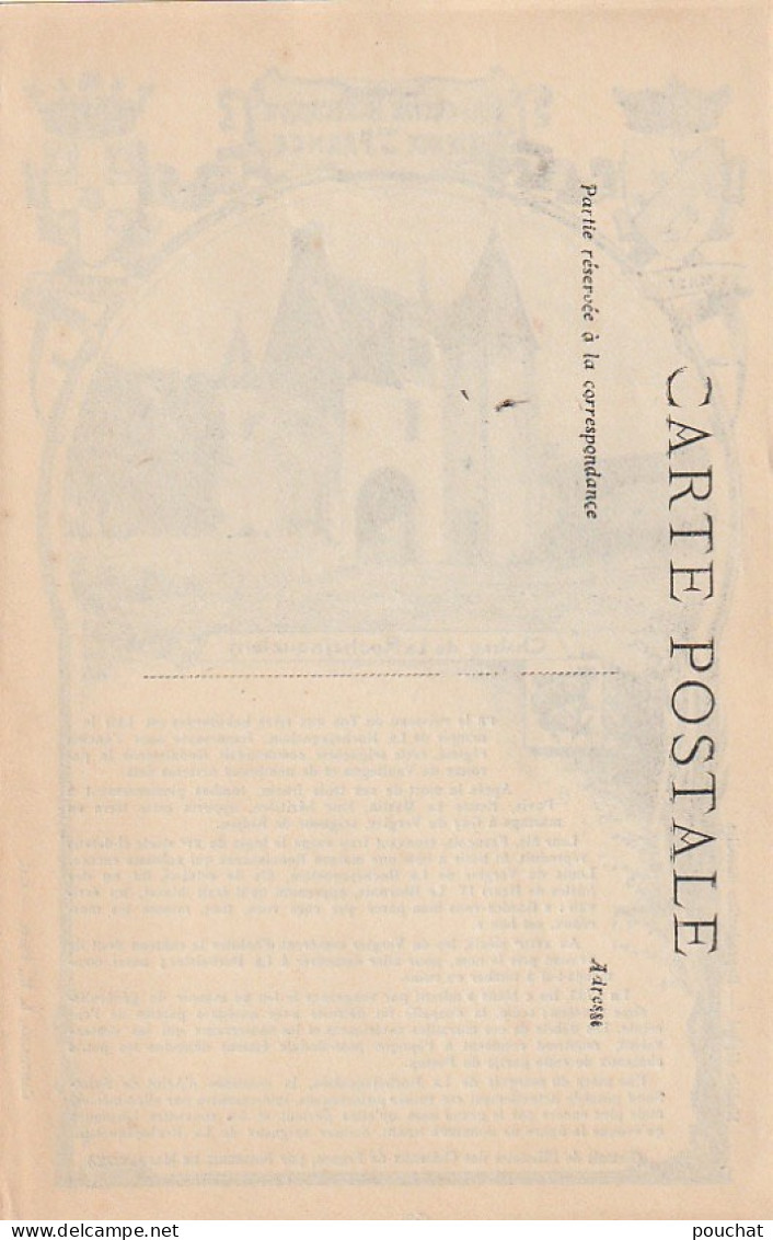 ZY 56-(85) COLLECTION HISTORIQUE DES CHATEAUX DE FRANCE - CHATEAU DE LA ROCHEJAQUELEIN - 2 SCANS - Châteaux