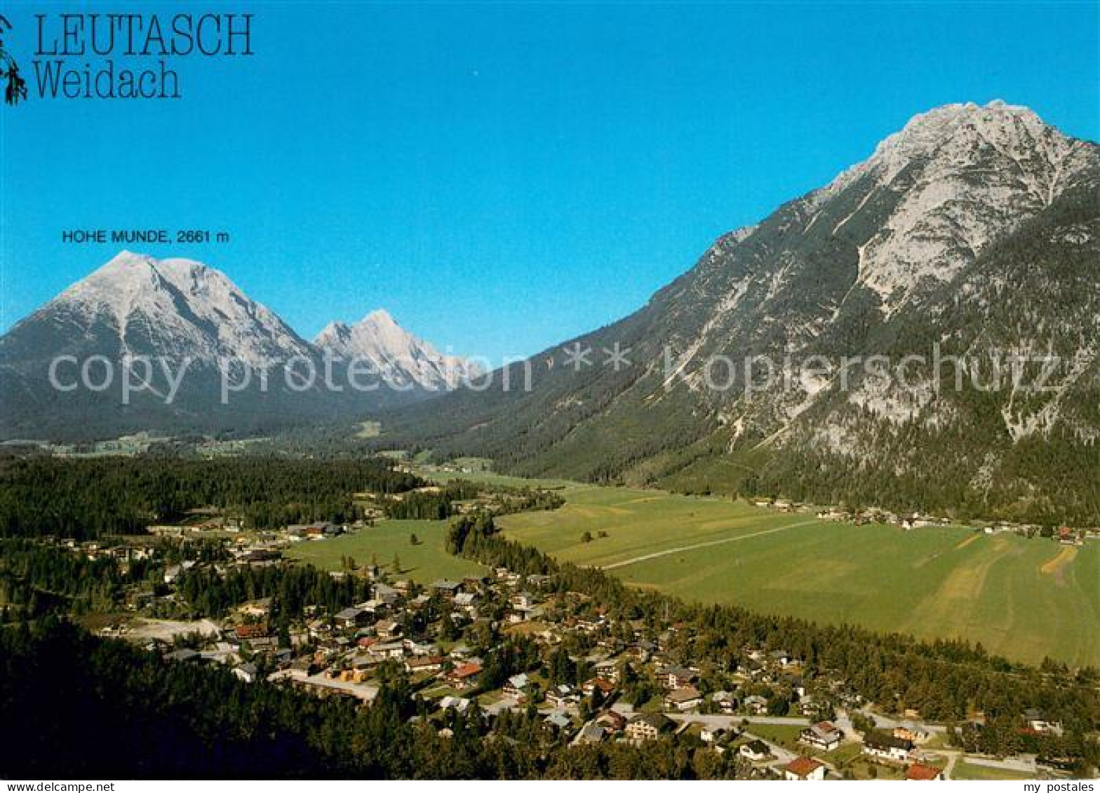 73652038 Weidach Leutasch Sommer- Und Wintererholungsort Hohe Munde Alpen Fliege - Autres & Non Classés