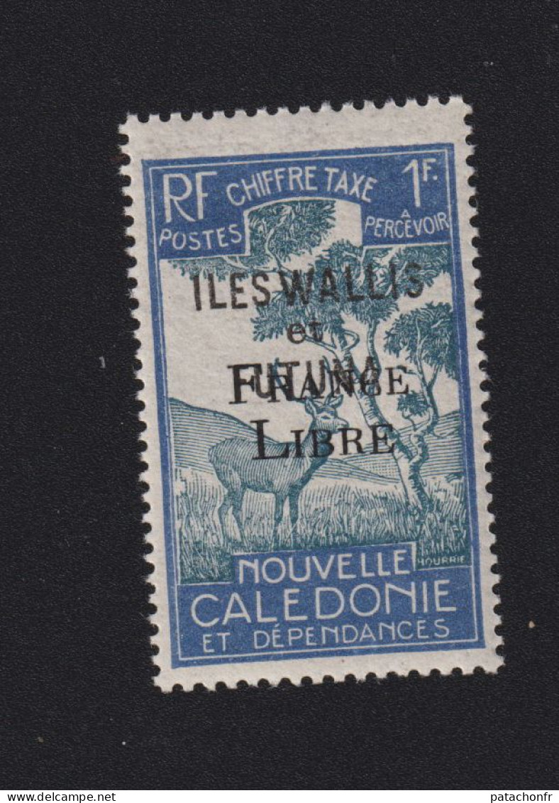 Wallis Et Futuna Taxe N° 34 Neuf Gomme Tropicale - Timbres-taxe