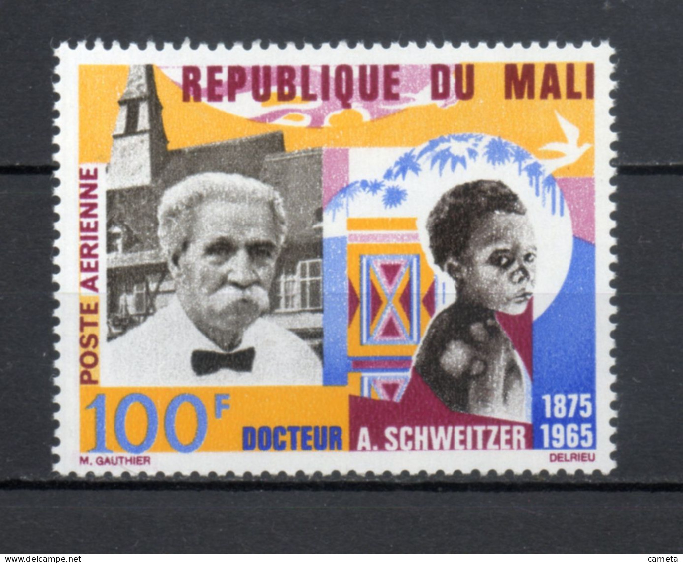 MALI  PA  N° 32     NEUF SANS CHARNIERE  COTE 3.50€    SCHWEITZER - Mali (1959-...)