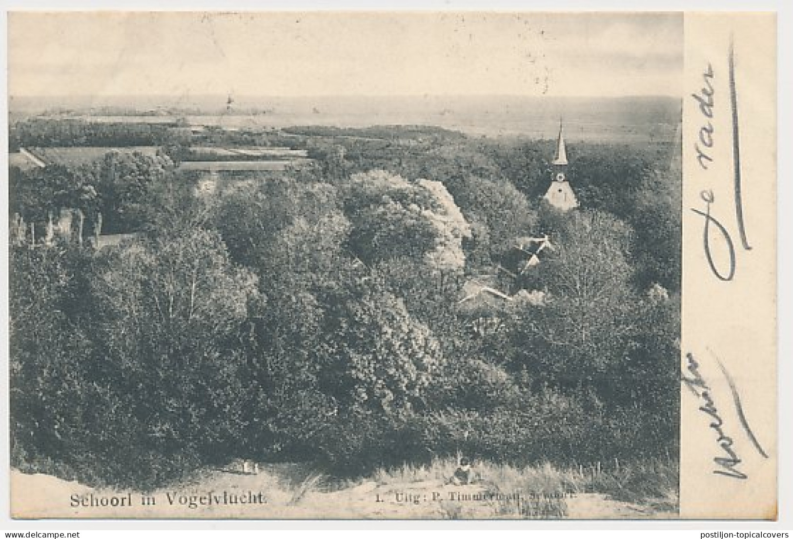 Kleinrondstempel Schoorldam 1904 - Unclassified