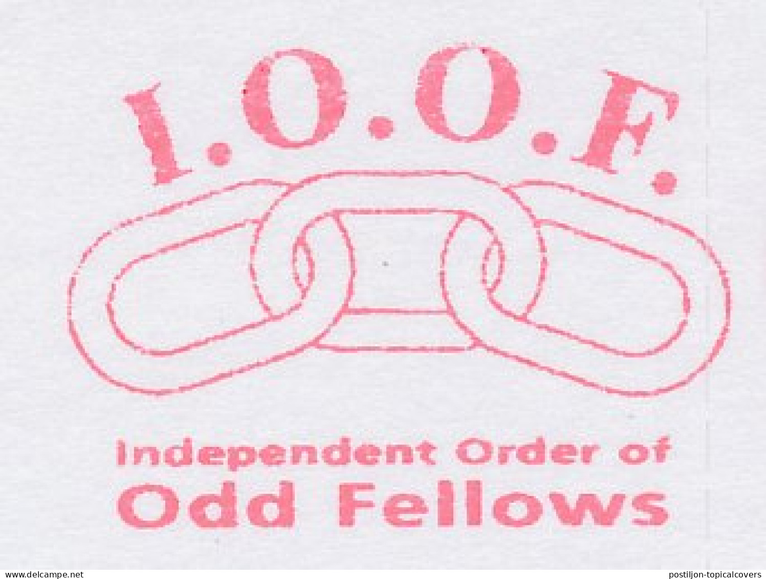 Meter Proof / Test Strip FRAMA Supplier Netherlands I.O.O.F - Independent Order Of Odd Fellows - Freemasonry