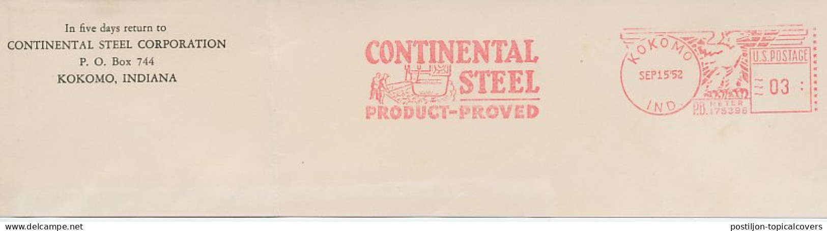 Meter Top Cut USA 1952 Steel - Continental - Fabriken Und Industrien