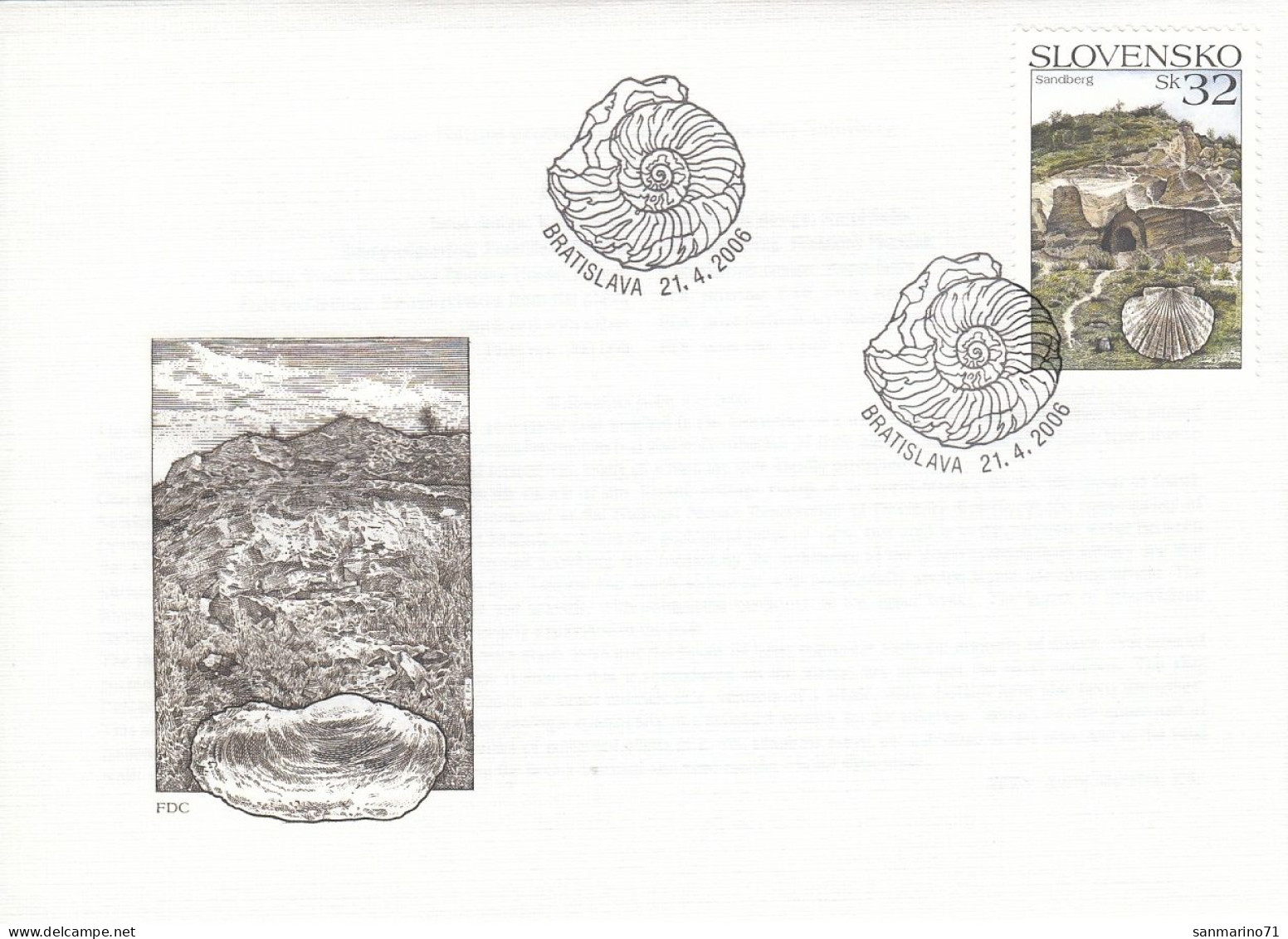 FDC SLOVAKIA 532 - Arqueología