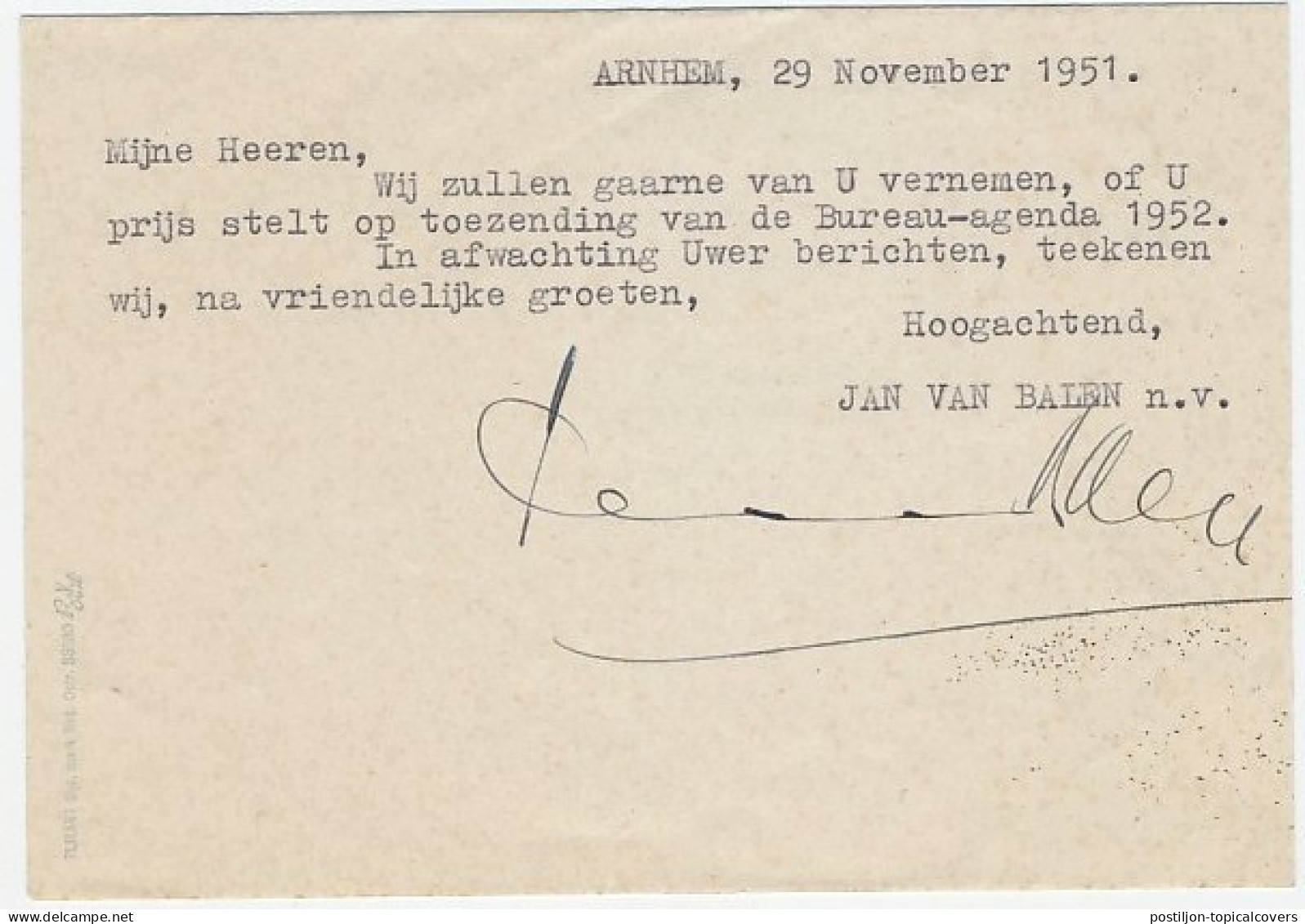 Em. Kind 1951 Arnhem - Rhenen - Non Classés
