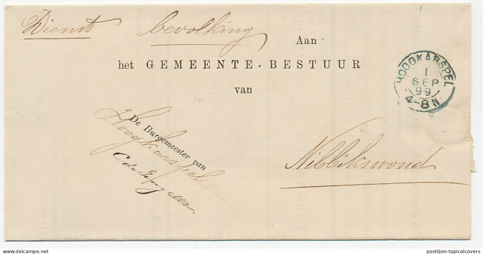 Kleinrondstempel Hoogkarspel 1899 ( Groen ) - Unclassified
