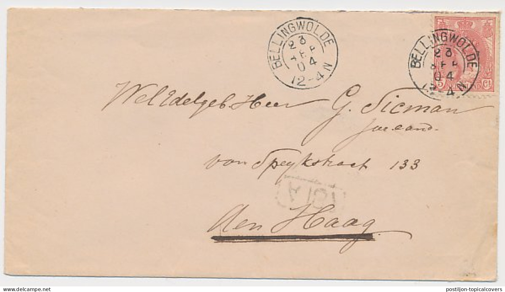 Kleinrondstempel Bellingwolde 1904 - Unclassified