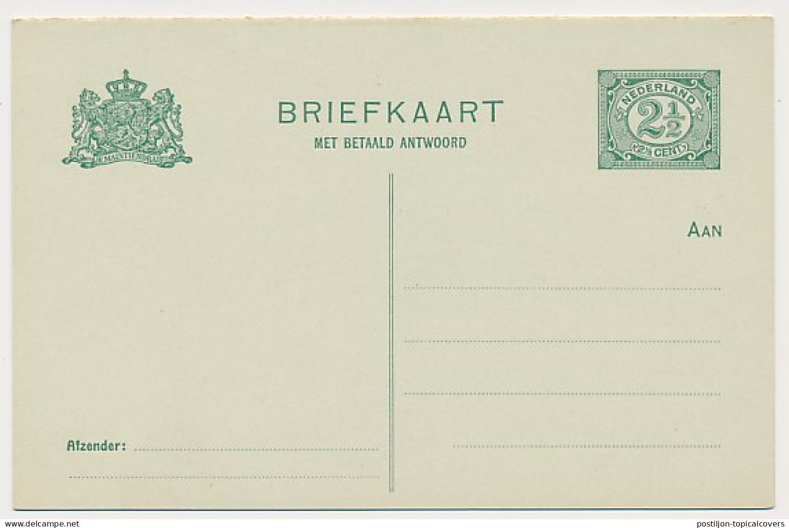 Briefkaart G. 81 I - Postal Stationery