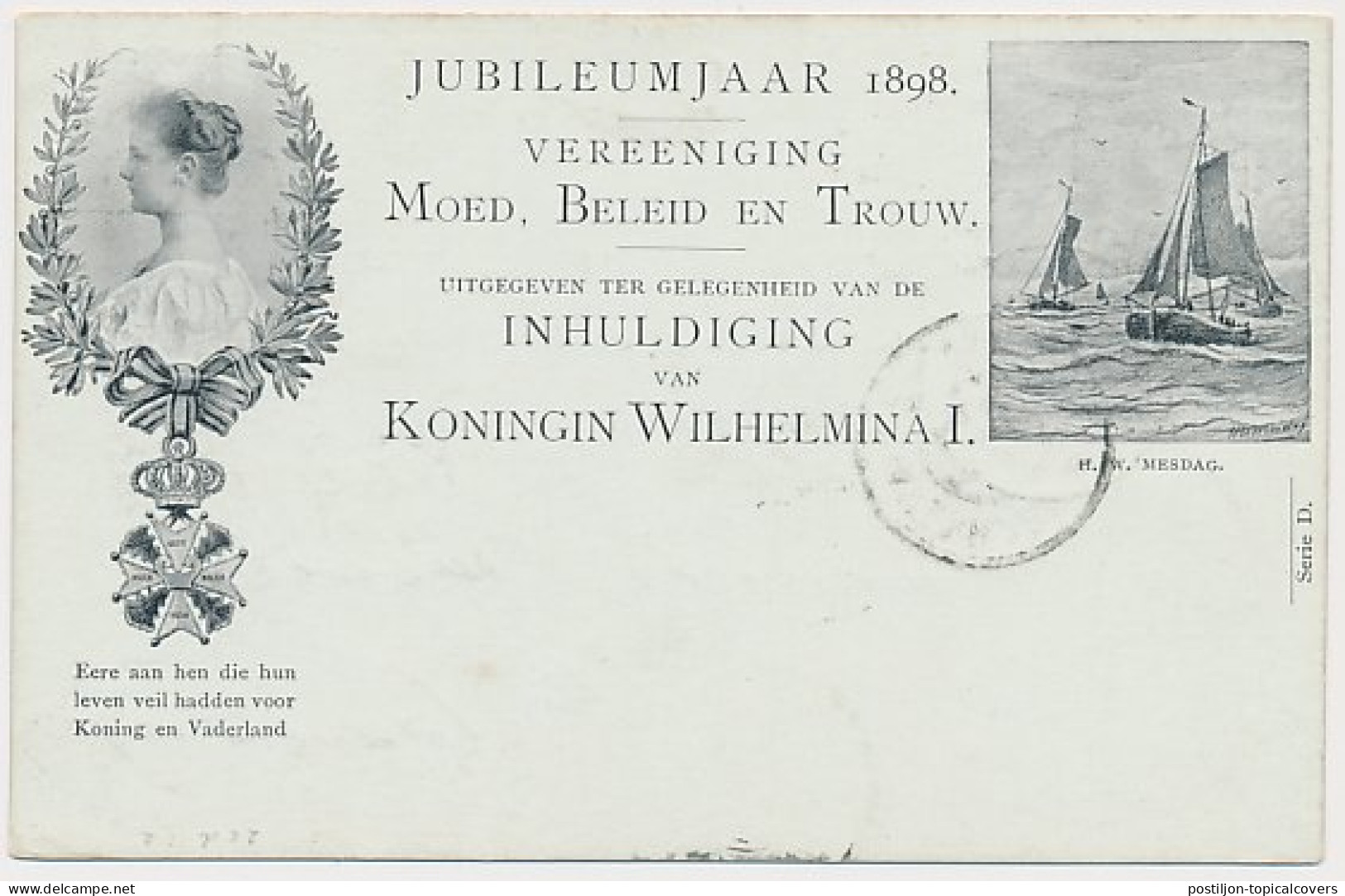 Briefkaart Geuzendam P36 D - Locaal Te S Gravenhage - Material Postal