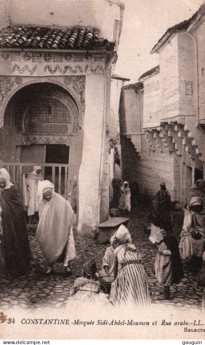CPA - CONSTANTINE - Mosquée Sidi-Abdel-Moumen Et Rue Arabe - Edition L.L. - Constantine