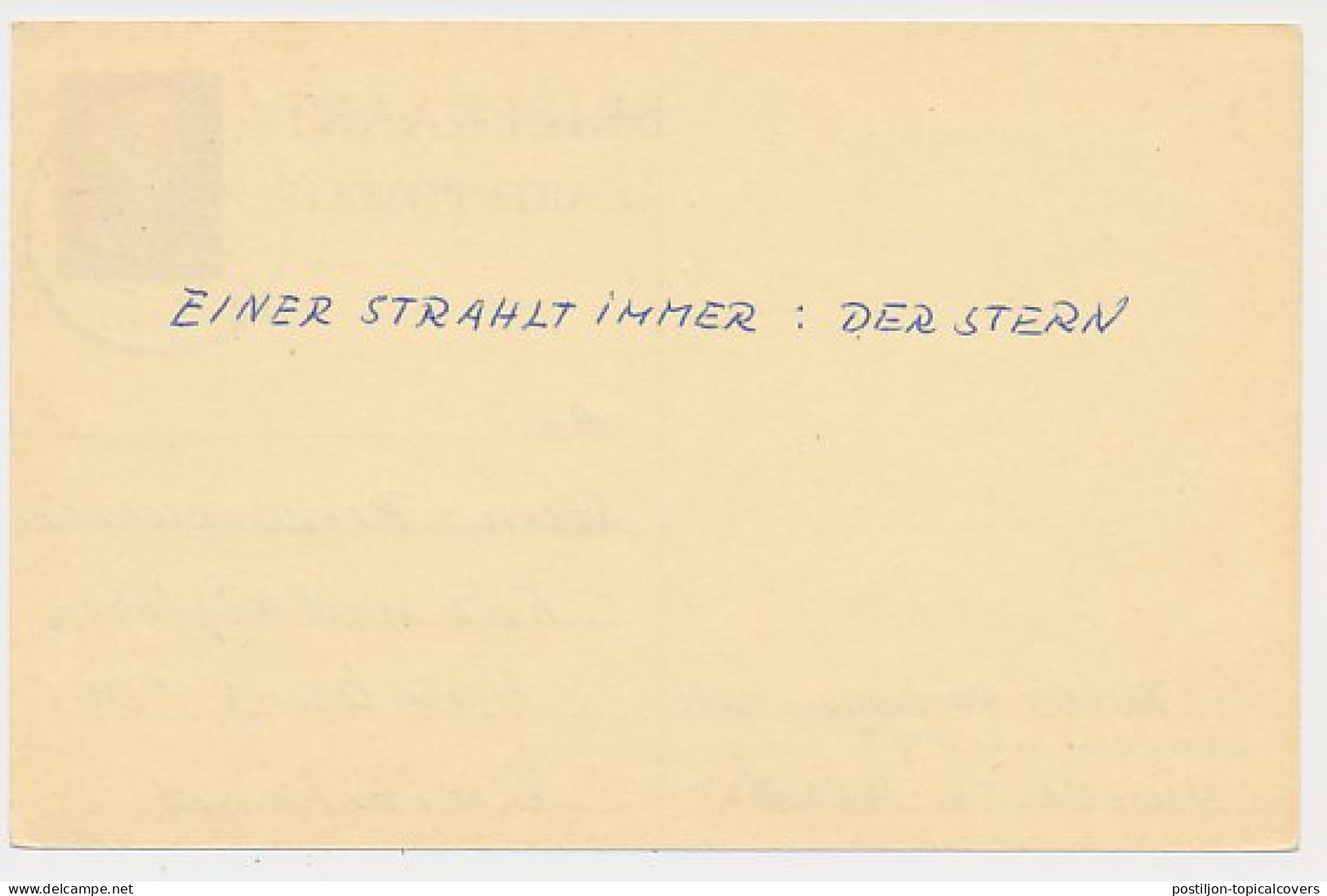Briefkaart G. 321 Huizen - Duitsland 1959 - Material Postal