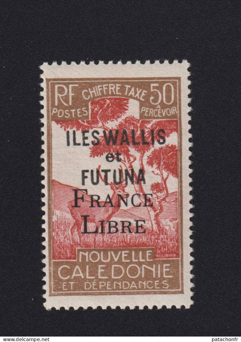 Wallis Et Futuna Taxe N° 32 Neuf Gomme Tropicale - Timbres-taxe