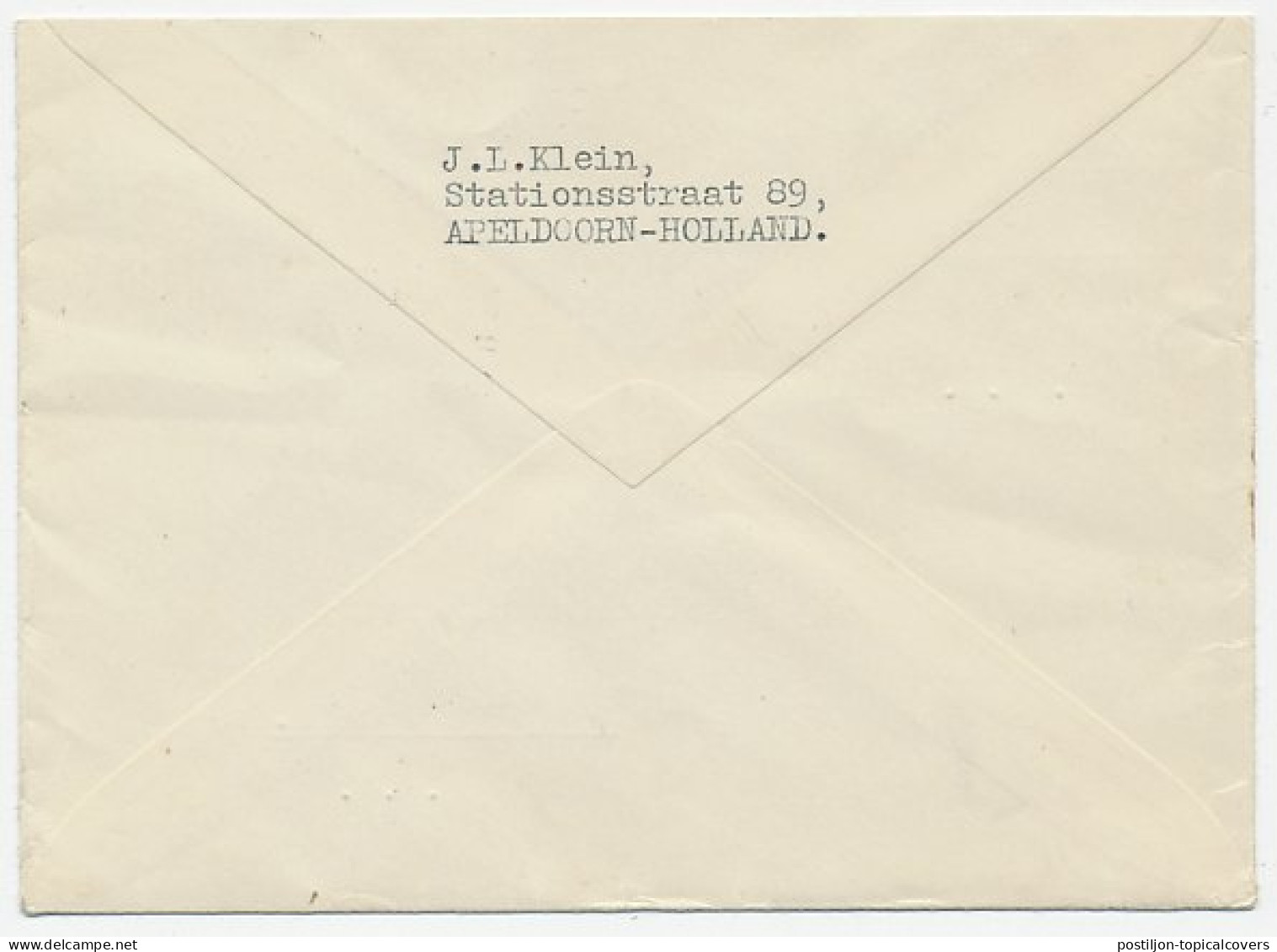 Em. Kind 1936 Apeldoorn - New York USA - Non Classés