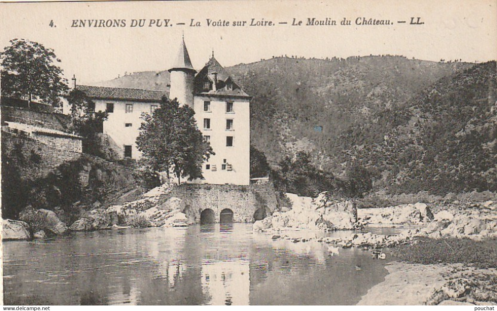 ZY 60-(43) LA VOUTE SUR LOIRE - LE MOULIN DU CHATEAU - 2 SCANS - Sonstige & Ohne Zuordnung