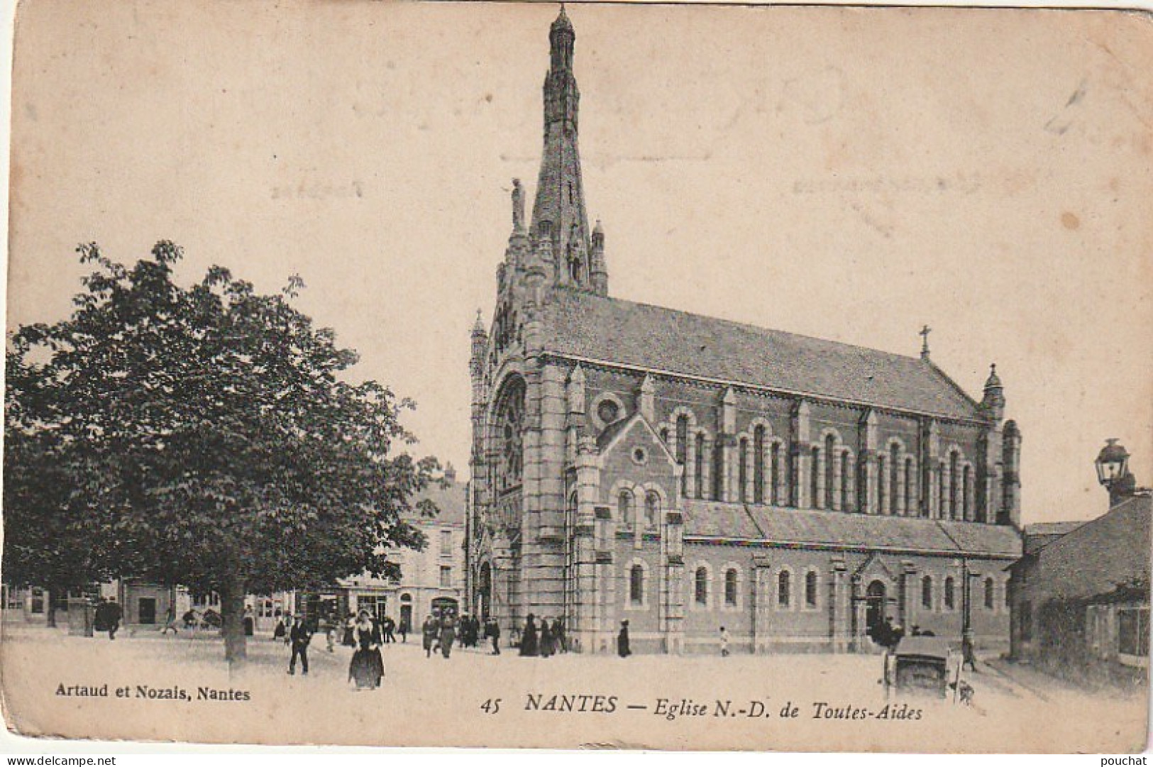 ZY 61-(44) NANTES - EGLISE N. D. DE TOUTES AIDES - ANIMATION - 2 SCANS - Nantes