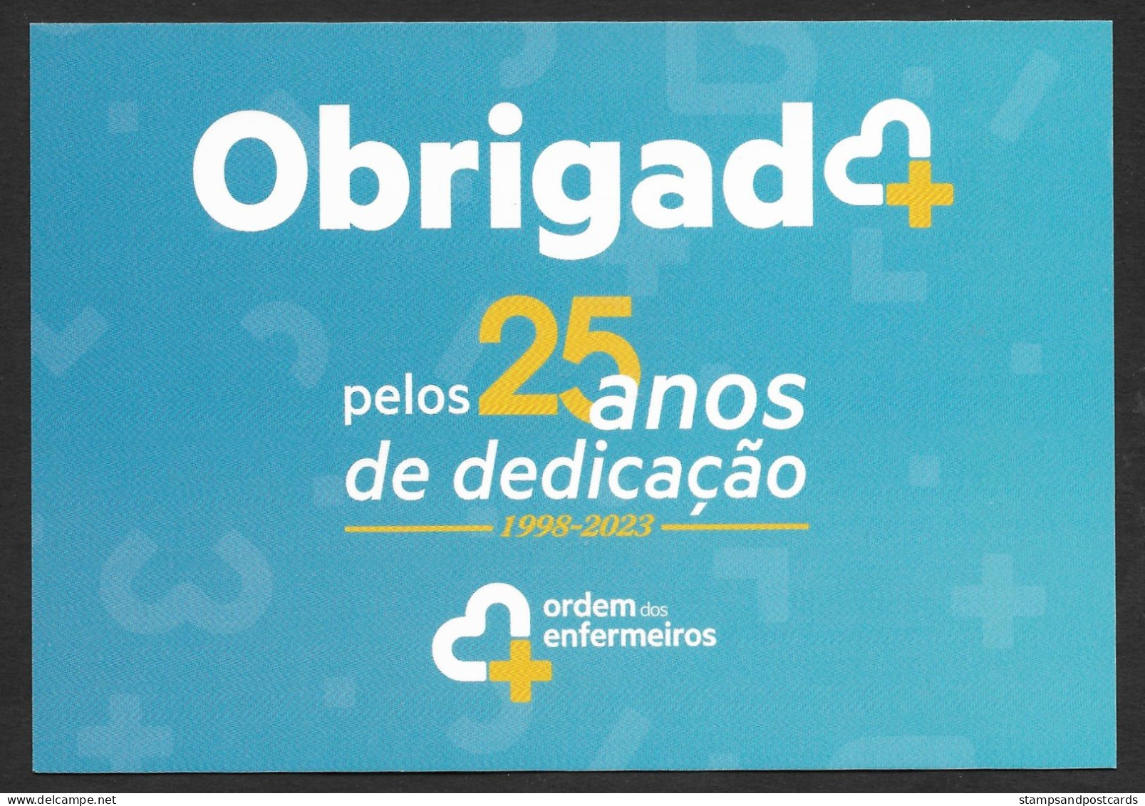 Portugal Entier Postal 2023 Ordre Des Infirmières 25 Ans Cachet Stationery Order Of Nurses 25 Years Pmk Santé Health - Postwaardestukken