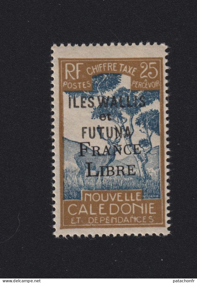 Wallis Et Futuna Taxe N° 30 Neuf Gomme Charnière - Strafport