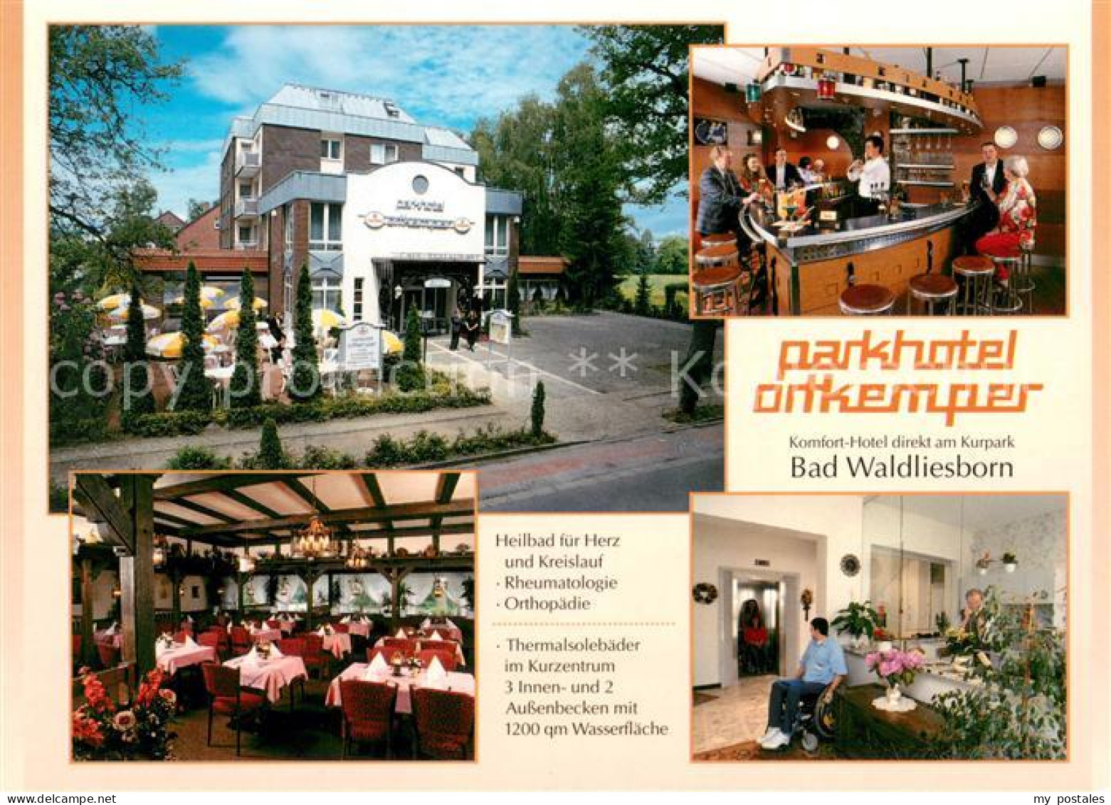 73651957 Bad Waldliesborn Parkhotel Ortkemper Bar Gastraeume Bad Waldliesborn - Lippstadt