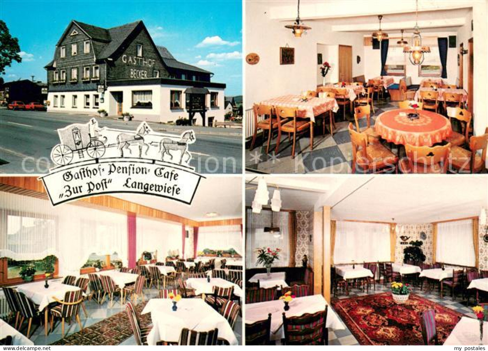 73651956 Langewiese Gasthof Pension Cafe Zur Post Gastraeume Langewiese - Winterberg