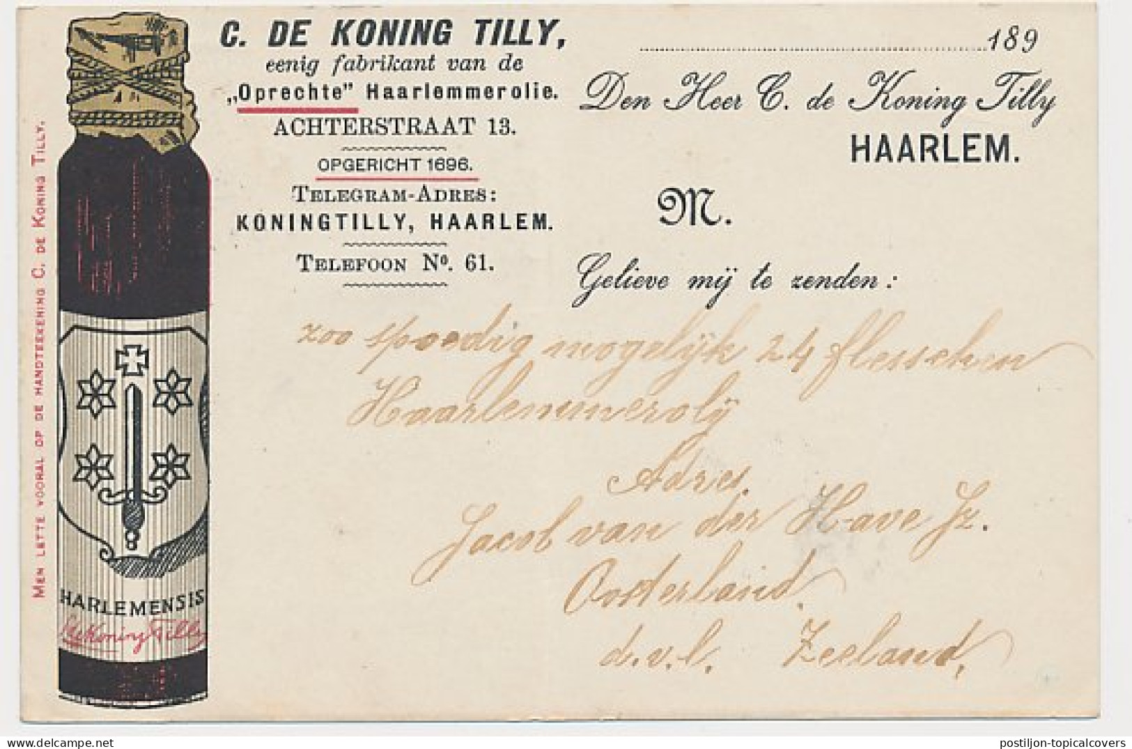 Kleinrondstempel Oosterland (ZL:) 1905 - Non Classificati