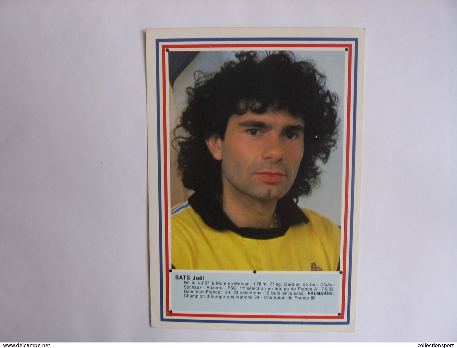 Football - équipe De France 1986 - Joël Bats - Fussball