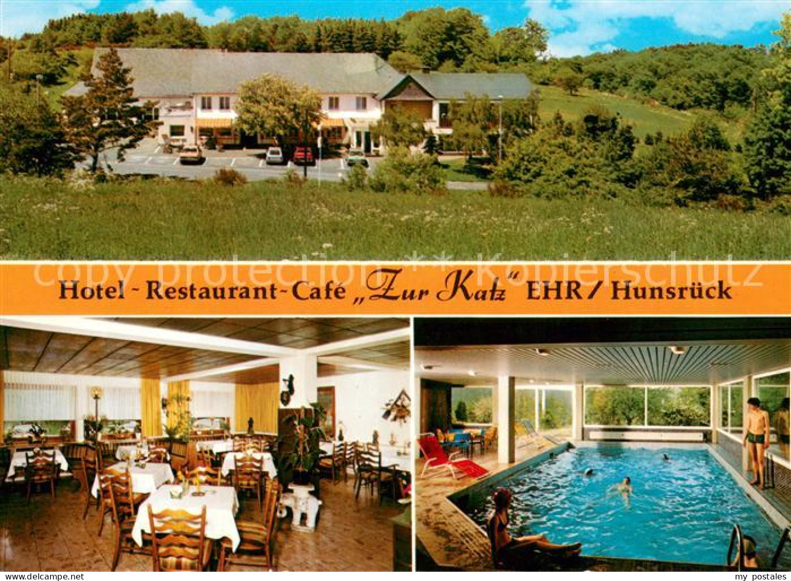 73651947 Ehr Nastaetten Hotel Restaurant Cafe Zur Katz Gaststube Hallenbad Ehr N - Otros & Sin Clasificación