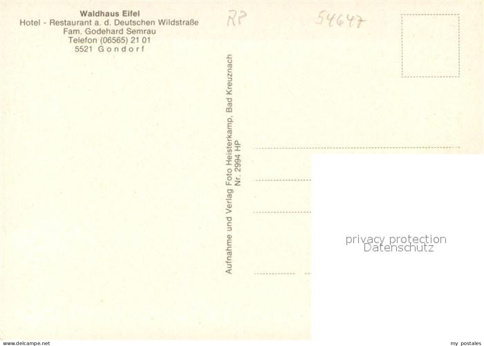 73651934 Gondorf Bitburg Waldhaus Eifel Gastraeume Gondorf Bitburg - Other & Unclassified