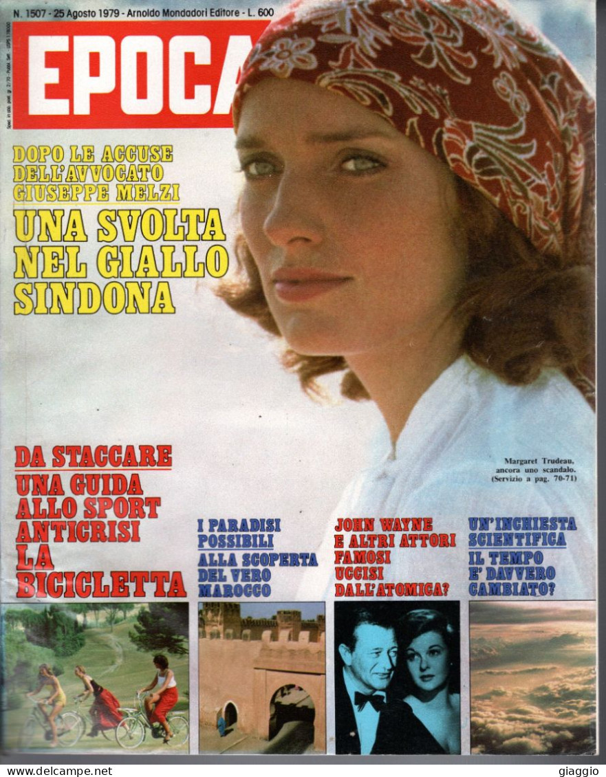 °°° RIVISTA EPOCA N° 1507 DEL 25 AGOSTO 1979 °°° - Other & Unclassified