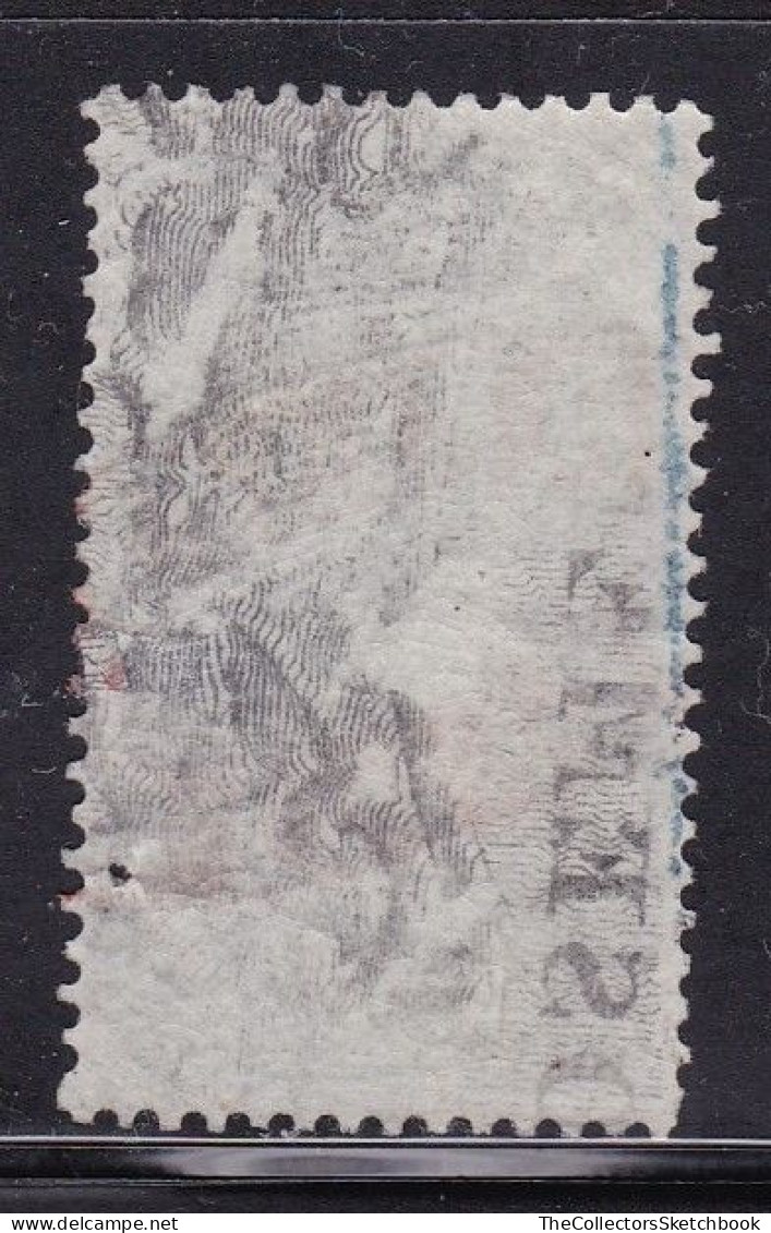 GB  QV  Fiscals / Revenues Foreign Bill 1/- Green In A Piece, Neatly Cancelled. One Staplehole. - Revenue Stamps