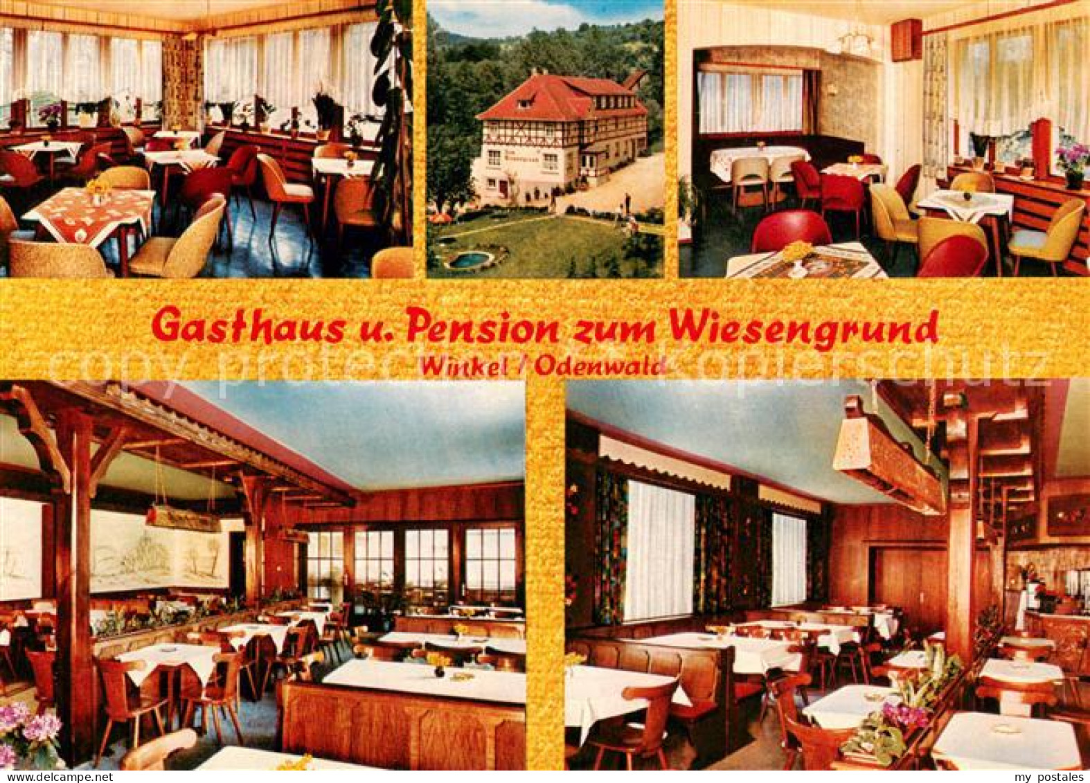 73651920 Winkel Odenwald Gasthaus Pension Zum Wiesengrund Gastraeume Winkel Oden - Otros & Sin Clasificación