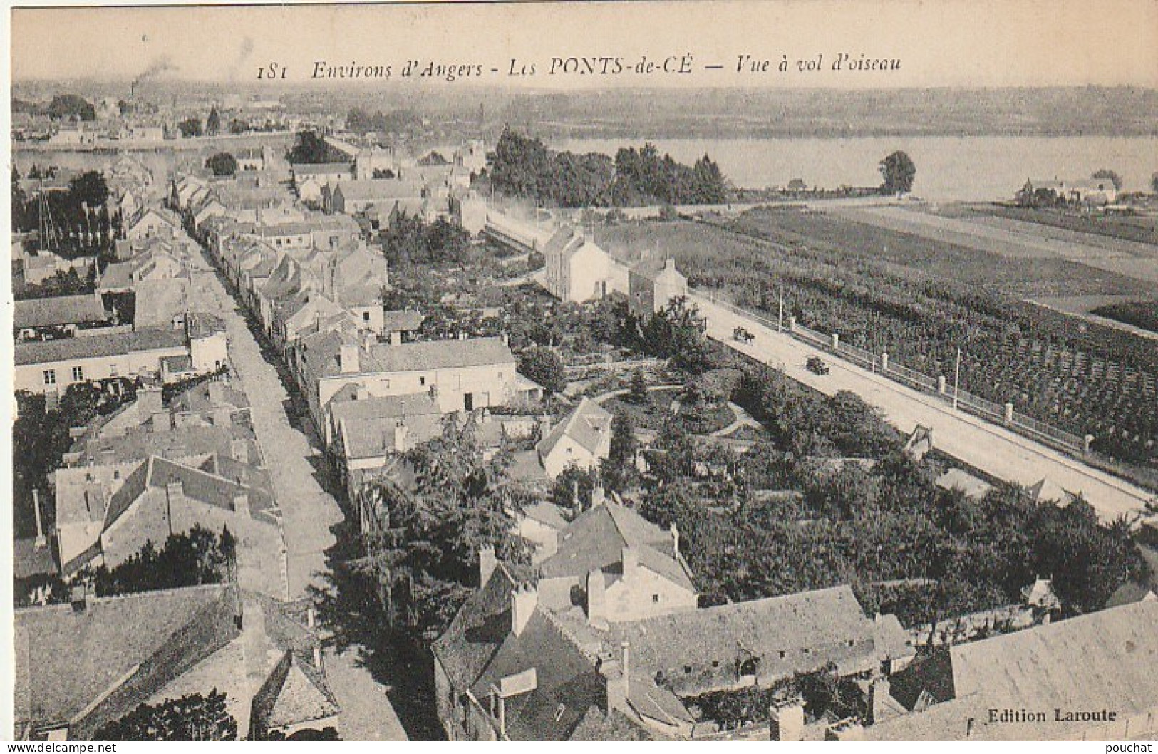 ZY 65-(49) ENVIRONS D' ANGERS , LES PONTS DE CE - VUE AERIENNE - 2 SCANS - Les Ponts De Ce