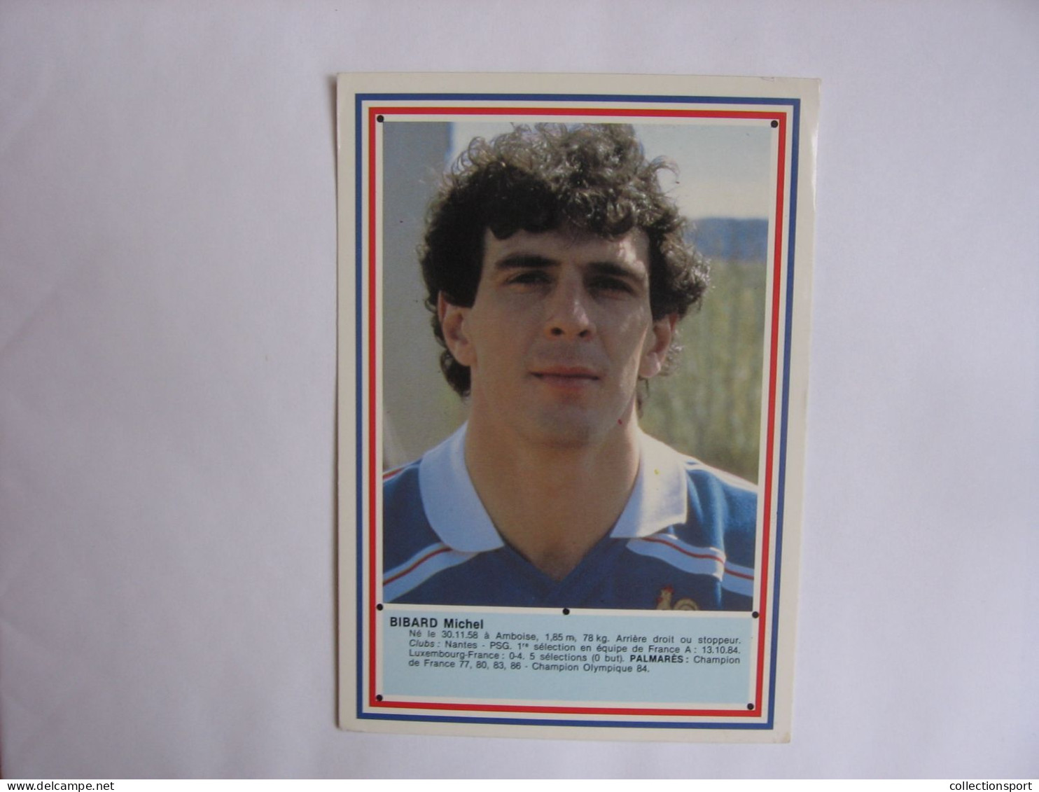 Football - équipe De France 1986 - Michel Bibard - Fútbol