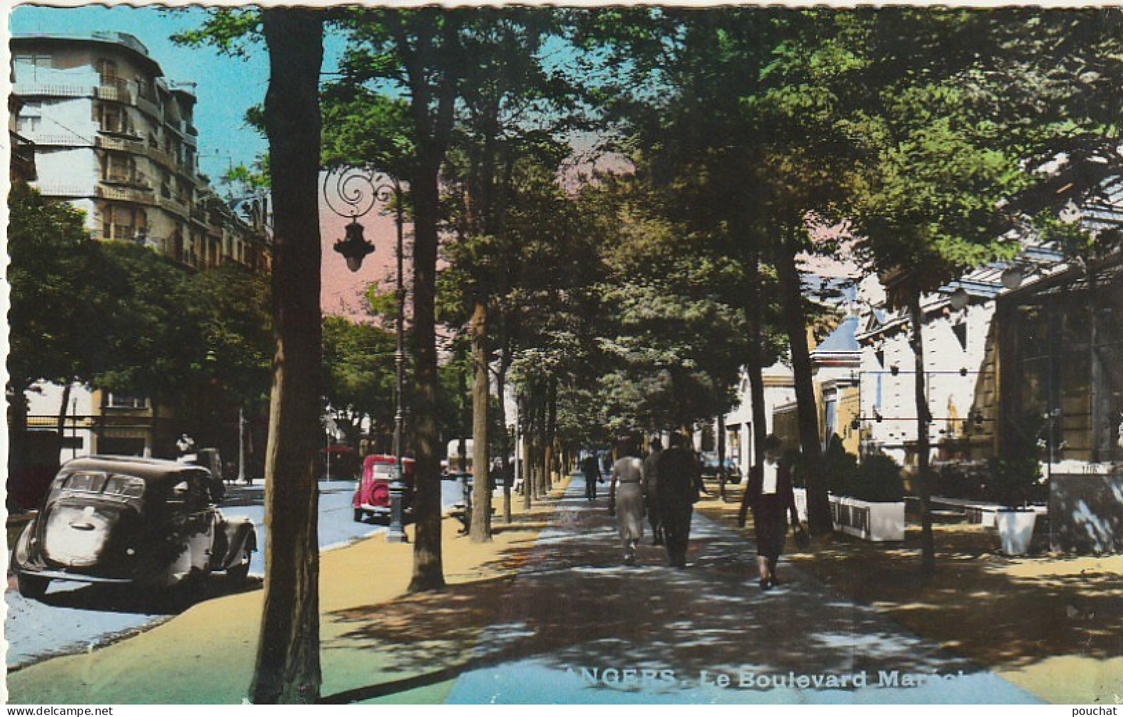 ZY 65-(49) ANGERS - LE BOULEVARD MARECHAL FOCH - ANIMATION - 2 SCANS - Angers