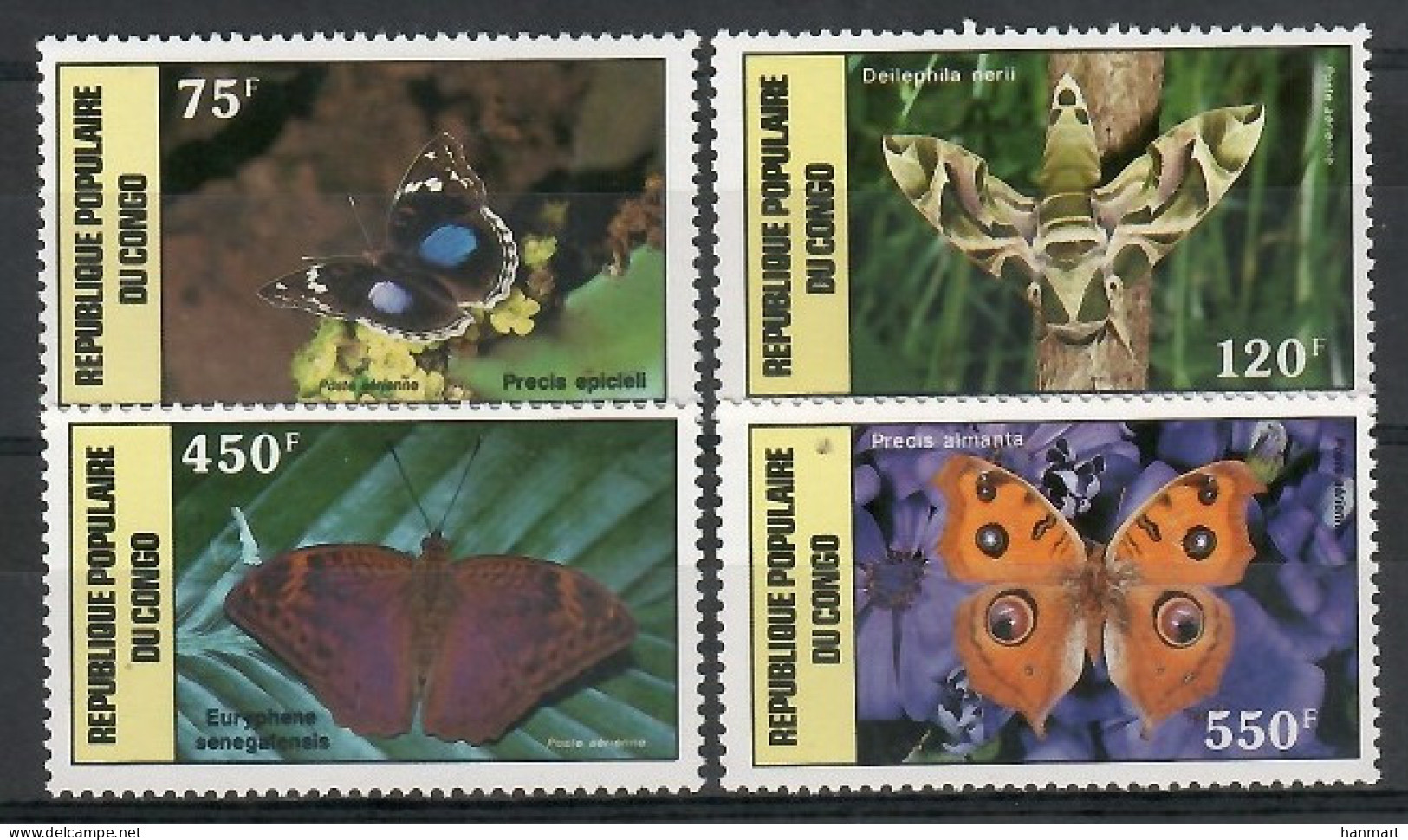 Congo, Republic (Brazzaville) 1987 Mi 1087-1090 MNH  (ZS6 CNG1087-1090) - Other & Unclassified