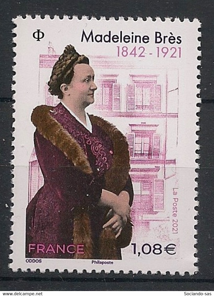 FRANCE - 2021 - N°YT. 5463 - Madeleine Brès - Neuf Luxe ** / MNH / Postfrisch - Unused Stamps