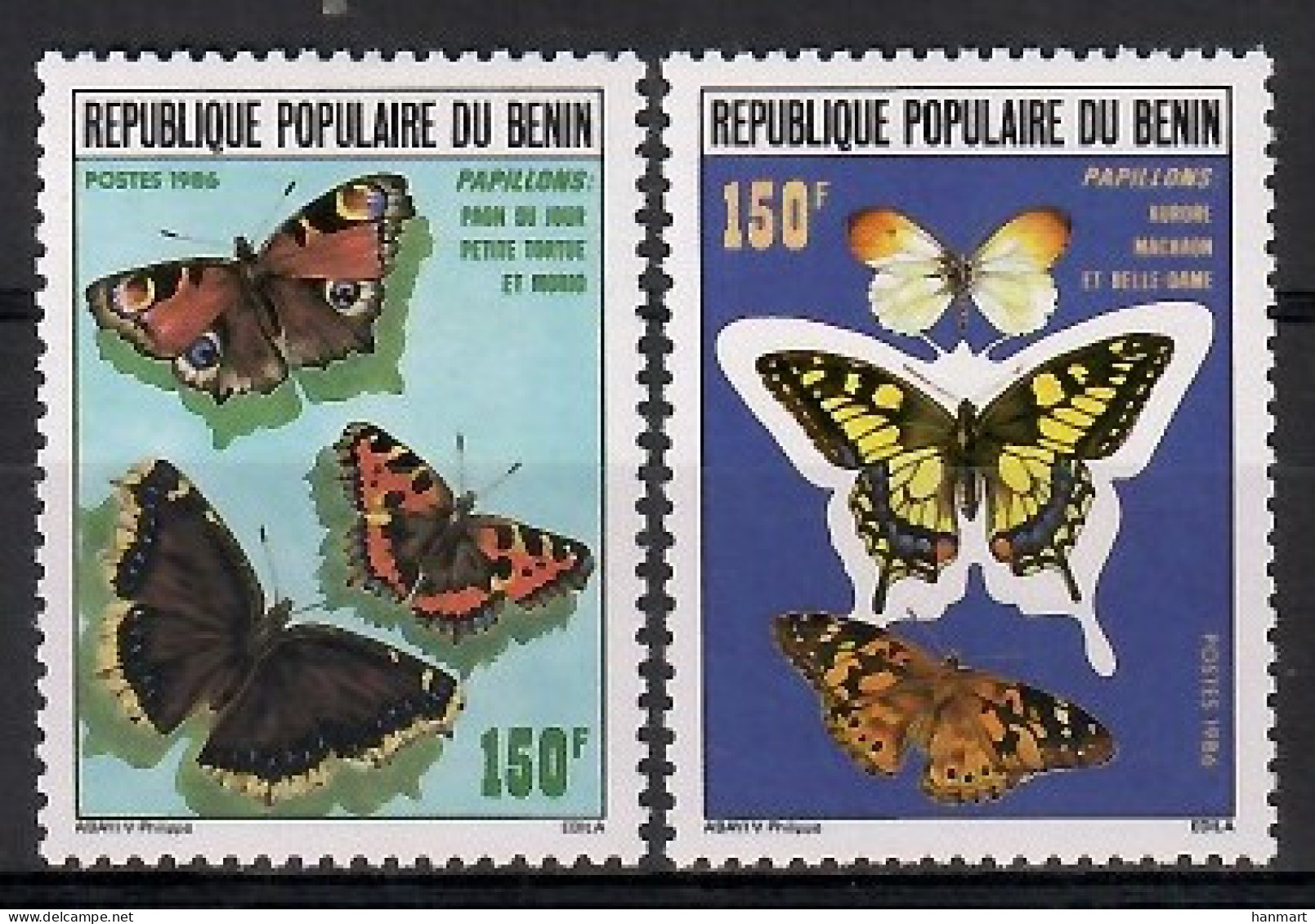 Benin 1986 Mi 446-447 MNH  (ZS5 BNN446-447) - Other