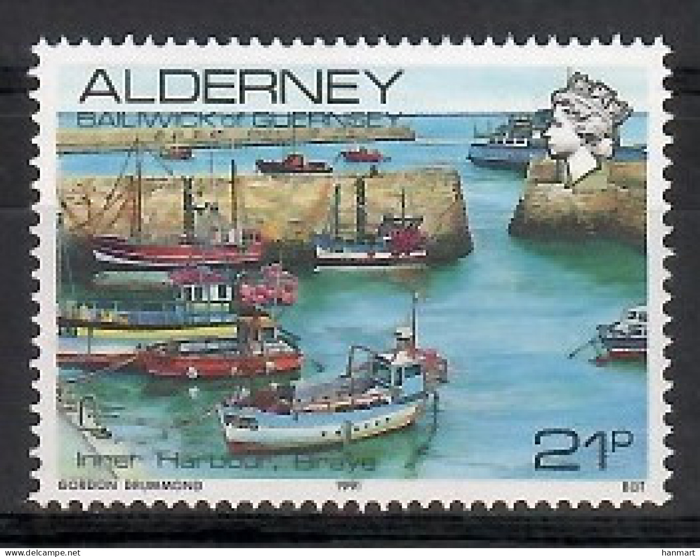 Alderney 1991 Mi 48 MNH  (ZE3 ALD48) - Barche