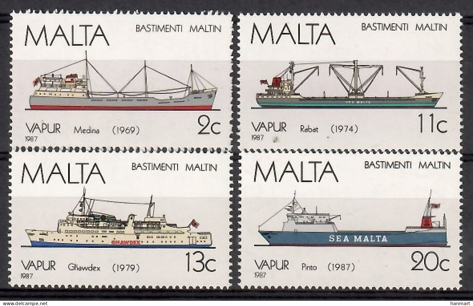 Malta 1987 Mi 775-778 MNH  (ZE2 MLT775-778) - Other & Unclassified