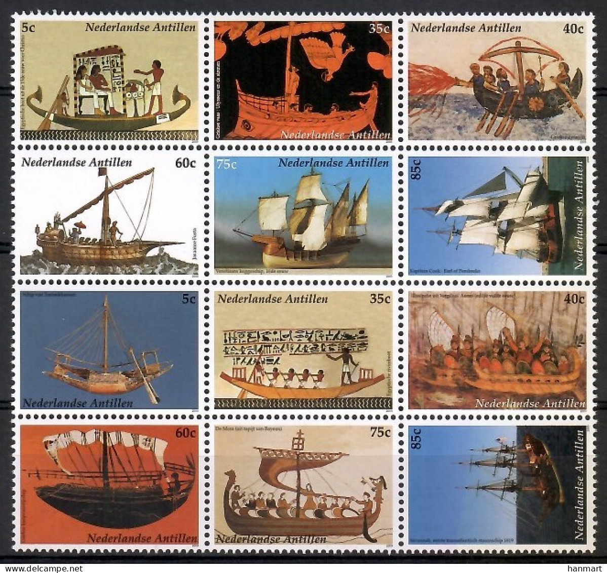 Netherlands Antilles 2003 Mi 1212-1223 MNH  (ZS2 DTAzwo1212-1223) - Other & Unclassified
