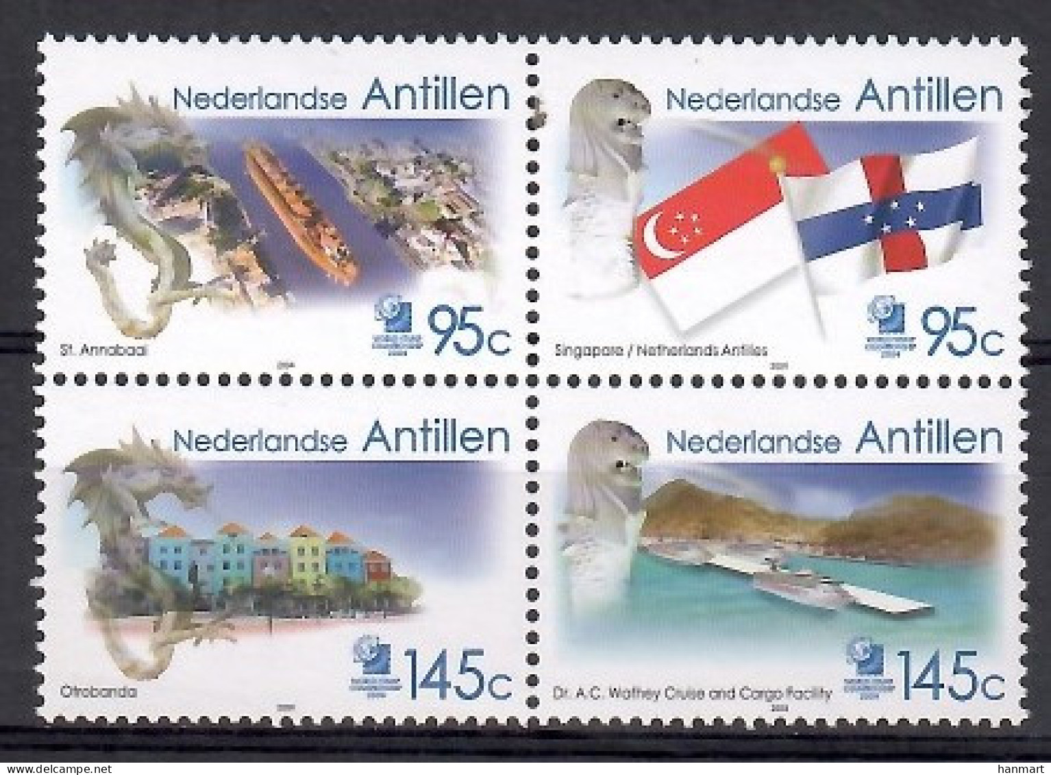 Netherlands Antilles 2004 Mi 1311-1314 MNH  (ZS2 DTAvie1311-1314) - Autres